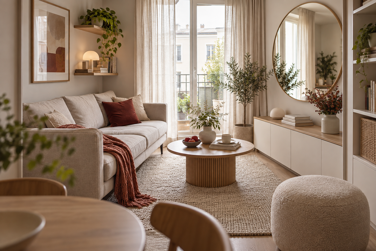 Mały salon — 5 trików aranżacyjnych
