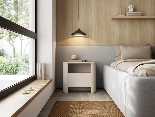 Szafka nocna Sorento 48 cashmere gold — aranżacja
