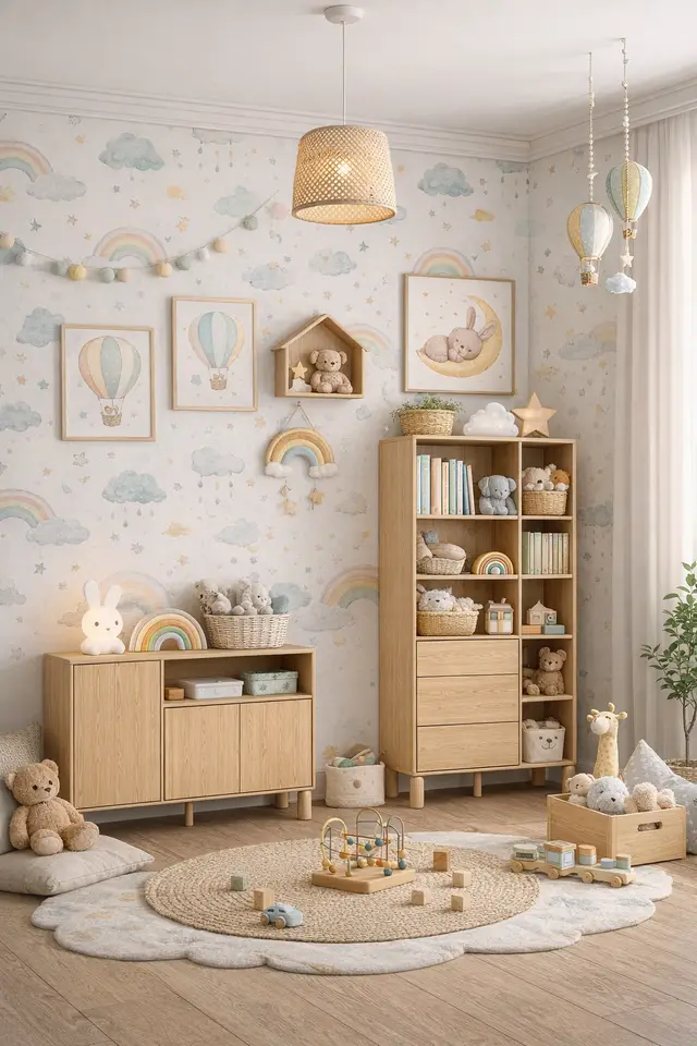 Komoda Sanden 140 cm dąb bookmatch — zdjęcie 7