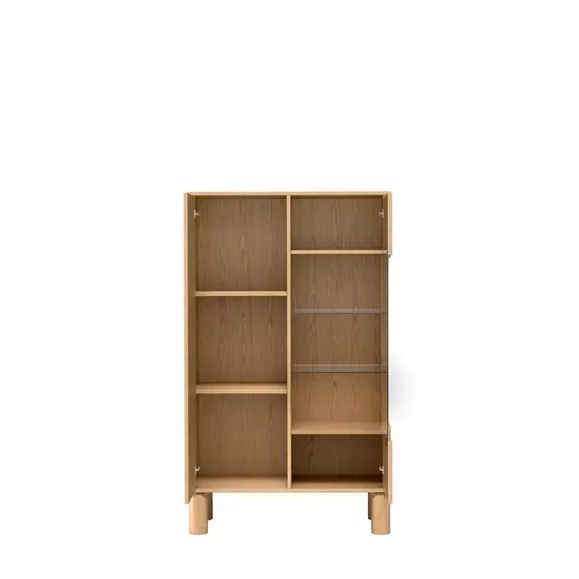Witryna Sanden 89 cm dąb bookmatch — zdjęcie 12