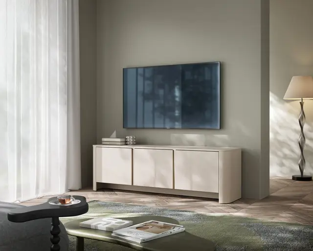 Szafka RTV Sorento 168 cm cashmere gold — aranżacja