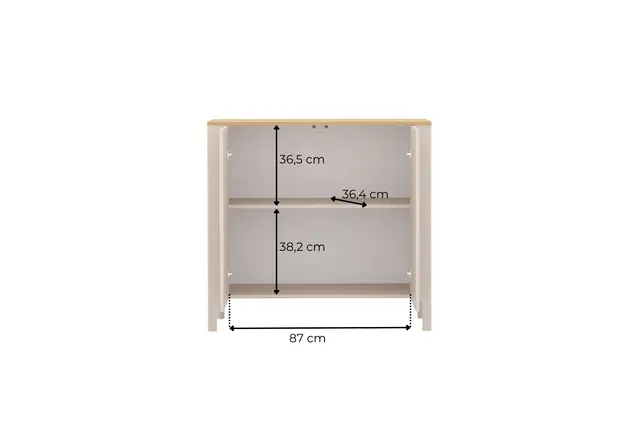 Komoda Marbella 103 cm kaszmir / dąb vicenza — zdjęcie 8