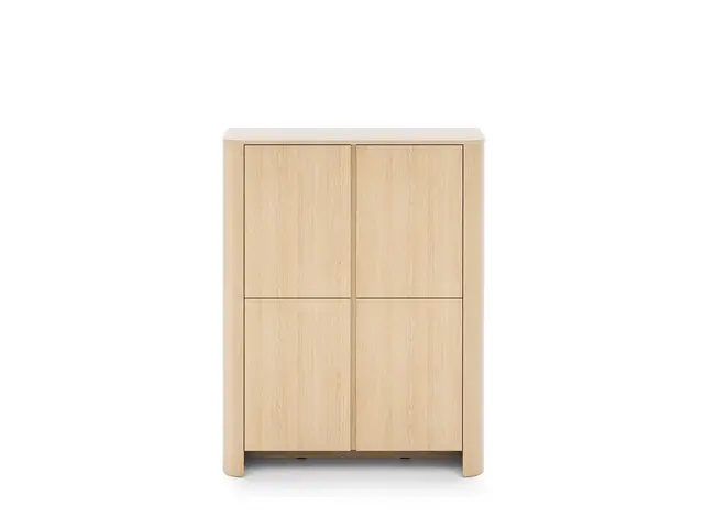 Komoda czterodrzwiowa Sorento 103 cm  dąb vicenza — widok z przodu