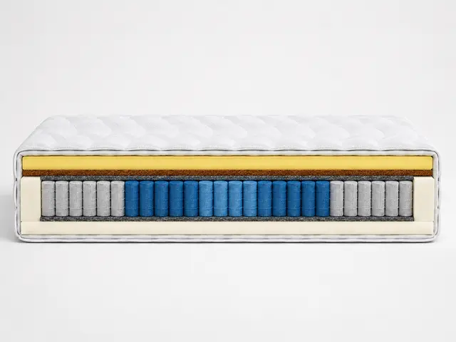 Materac pocket memory z kokosem BALANCE — widok z przodu