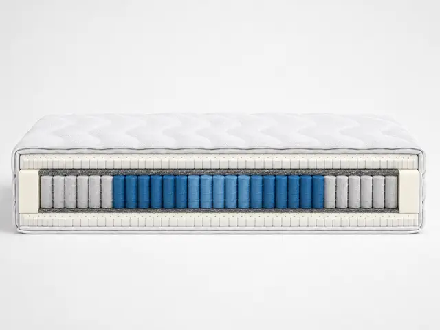 Materac multipocket z lateksem NIMBUS — widok z przodu