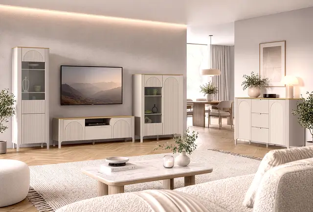 Komoda Marbella 153 cm kaszmir / dąb vicenza — zdjęcie 8